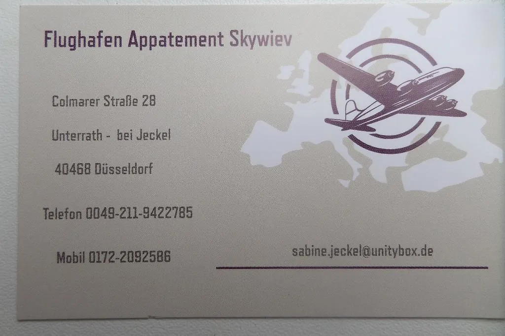 Flughafenapartement Sky View Dusseldorf Germany